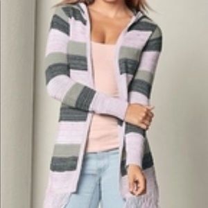 Hooded cardigan